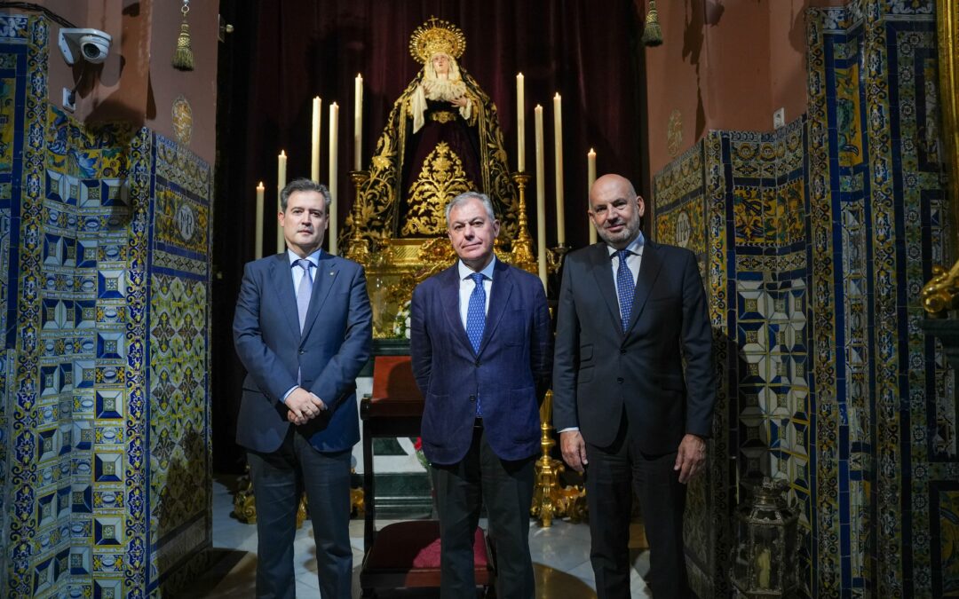 Visita institucional del Excmo. Sr. D. José Luis Sanz Ruiz, Alcalde de Sevilla.